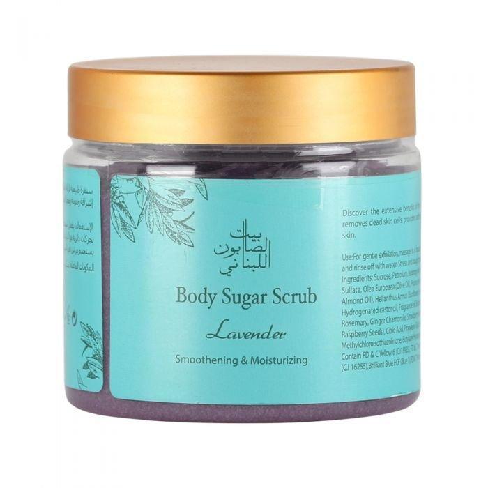 Bayt Al Saboun-Body Sugar Scrub Lavender 500G Online UAE | BEAUTY ON WHEELS