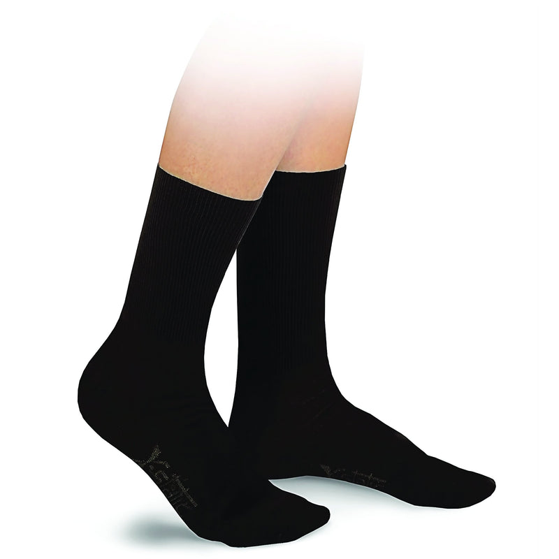 Go Silver-Diabetic Socks Black-BEAUTY ON WHEELS