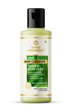 Khadi Organique-Neem And Aloe Vera Hair Cleanser-BEAUTY ON WHEELS