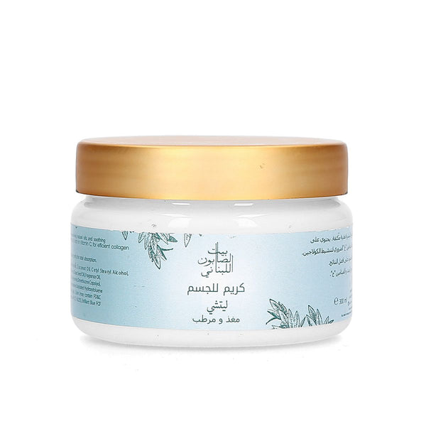 Bayt Al Saboun-Body Cream Lychee 300G Online UAE | BEAUTY ON WHEELS