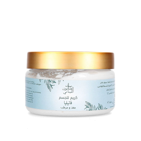 Bayt Al Saboun-Body Cream Vanilla 300G Online UAE | BEAUTY ON WHEELS