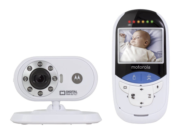 Motorola 2.4' Digital Video Baby Monitor with Temp Sensor-Motorola-UAE-BEAUTY ON WHEELS