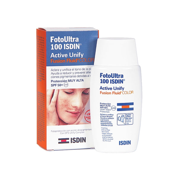 Fotoultra 100 Active Unify Fusion Fluid Color 50Ml-ISDIN-UAE-BEAUTY ON WHEELS