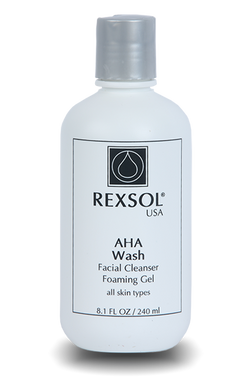 Aha Wash Facial Cleanser Foaming Gel 240 Ml-Rexsol-UAE-BEAUTY ON WHEELS