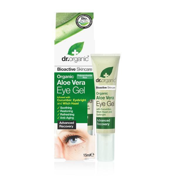 Aloe Vera Eye Gel 15Ml-Dr Organic-UAE-BEAUTY ON WHEELS