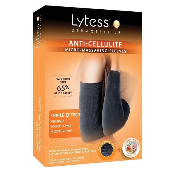 Anti-Cellulite Micro-Massaging Sleeves Black-Lytess-UAE-BEAUTY ON WHEELS