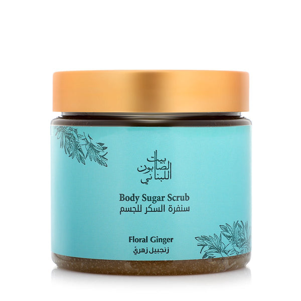 Bayt Al Saboun-Body Sugar Scrub Floral Ginger 500G Online UAE | BEAUTY ON WHEELS