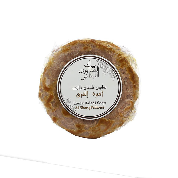 Bayt Al Saboun-Loofa Baladi Soap Al Sharq Princess - 300g-BEAUTY ON WHEELS