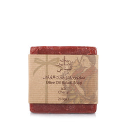 Bayt Al Saboun-Olive Oil Baladi Soap - Cherry - 210gm-BEAUTY ON WHEELS