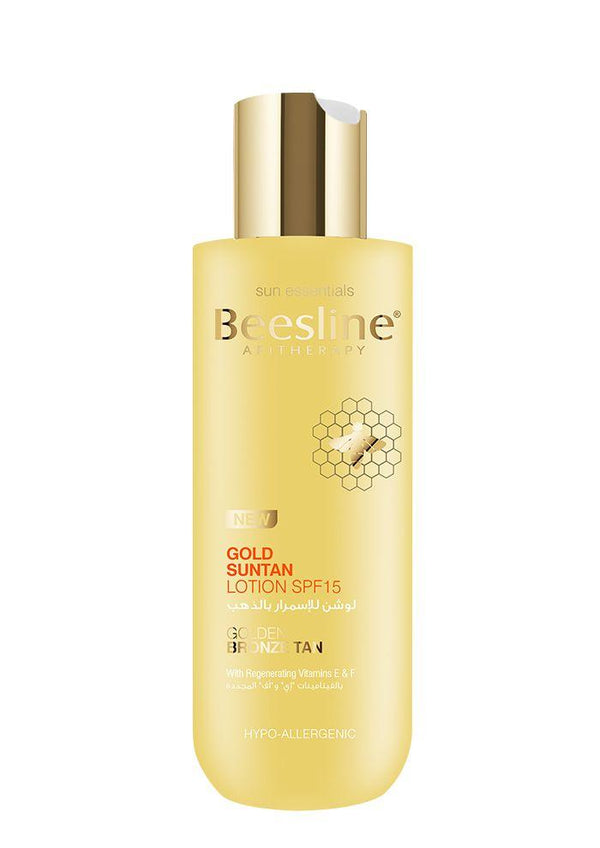 Beesline Gold suntan lotion Spf 15-Beesline-UAE-BEAUTY ON WHEELS
