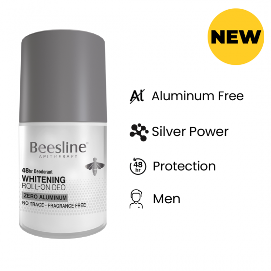 Whitening Roll-on Deo Zero Aluminum, Silver Power - Men - Fragrance Free