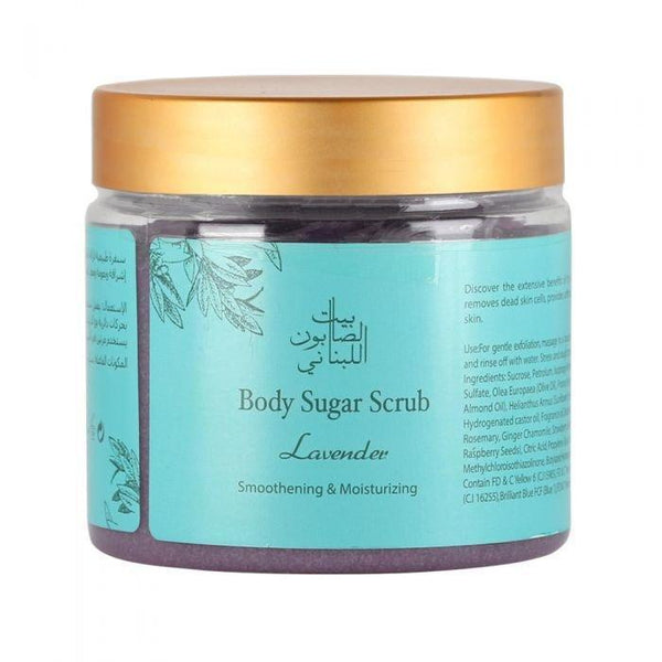 Bayt Al Saboun-Body Sugar Scrub Lavender 500G Online UAE | BEAUTY ON WHEELS