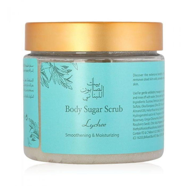 Bayt Al Saboun-Body Sugar Scrub Lychee 500G Online UAE | BEAUTY ON WHEELS