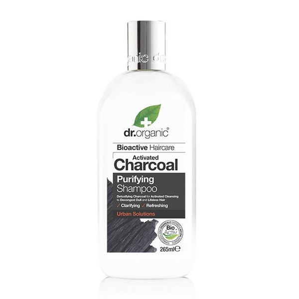 Charcoal Shampoo 265Ml-Dr Organic-UAE-BEAUTY ON WHEELS