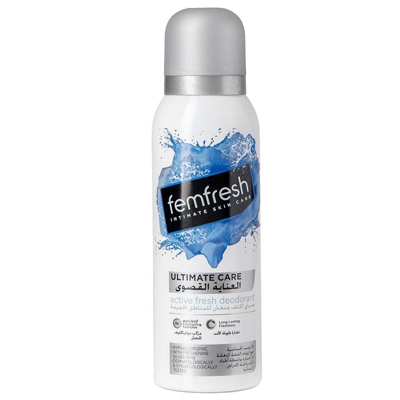 FemFresh-Active Fresh Spray Deodorant 125ml-BEAUTY ON WHEELS