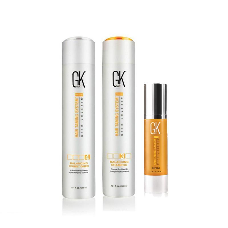 GKhair-Balancing Shampoo, Conditioner & Serum Set-BEAUTY ON WHEELS