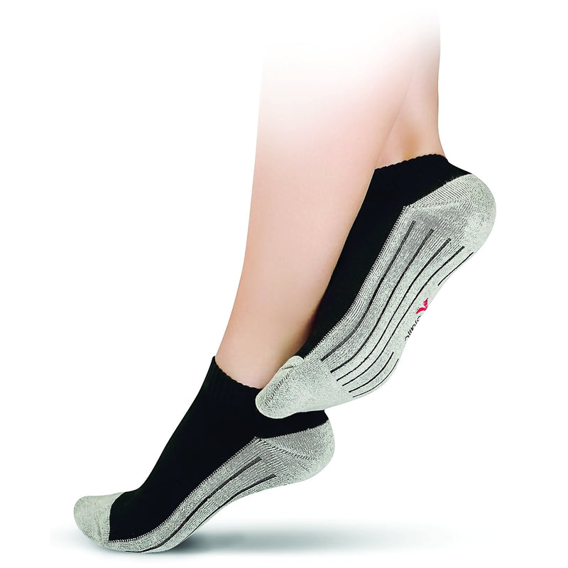 Go Silver-Sport Socks Black-BEAUTY ON WHEELS