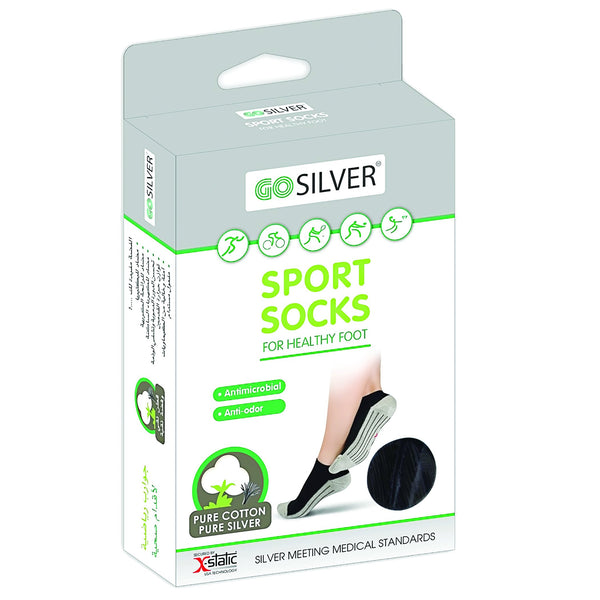Go Silver-Sport Socks White-BEAUTY ON WHEELS