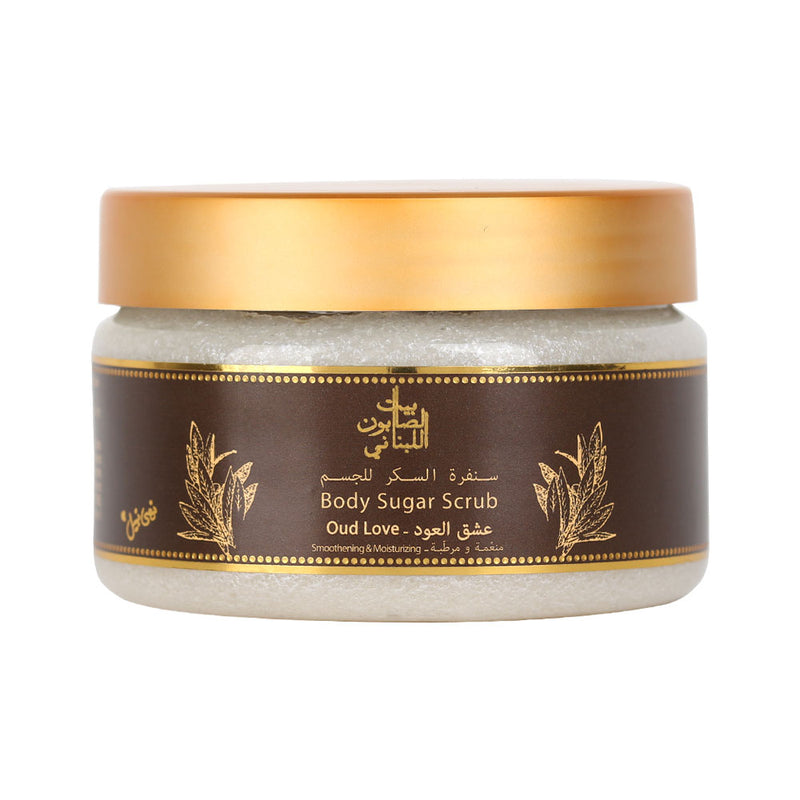Bayt Al Saboun-Body Sugar Scrub Oud Love 300G Online UAE | BEAUTY ON WHEELS