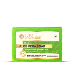 Khadi Organique-Aloe Vera Soap-BEAUTY ON WHEELS