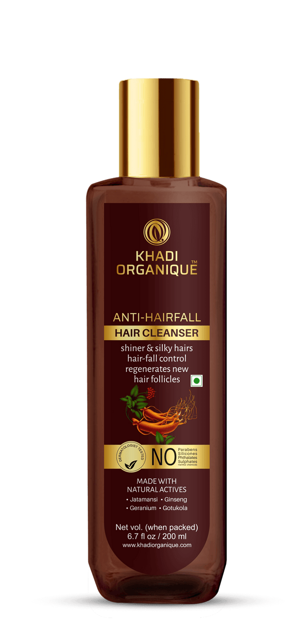 Khadi Organique-Anti Hair Fall Hair Cleanser-BEAUTY ON WHEELS