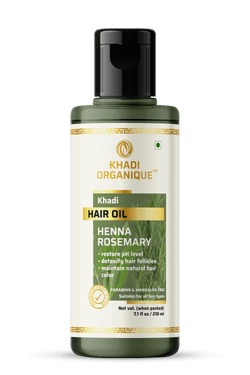 Khadi Organique-Henna Rosemary Hair Oil-BEAUTY ON WHEELS