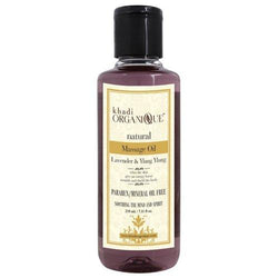 Khadi Organique-Lavender & Ylang Ylang Massage Oil-BEAUTY ON WHEELS