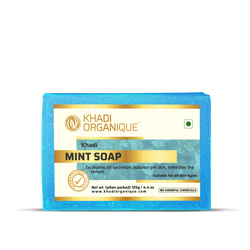 Khadi Organique-Mint Soap-BEAUTY ON WHEELS