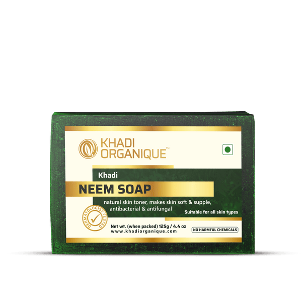 Khadi Organique-Pure Neem Soap-BEAUTY ON WHEELS