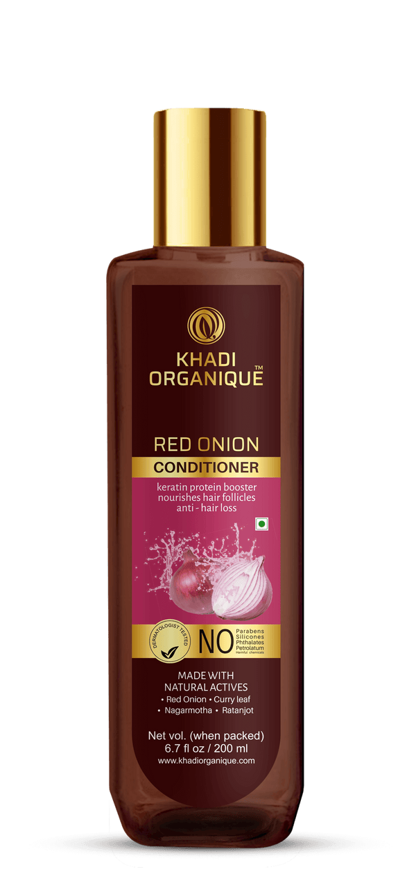 Khadi Organique-Red Onion Hair Conditioner-BEAUTY ON WHEELS