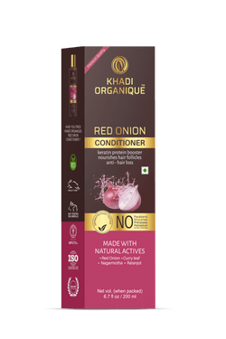 Khadi Organique-Red Onion Hair Conditioner-BEAUTY ON WHEELS