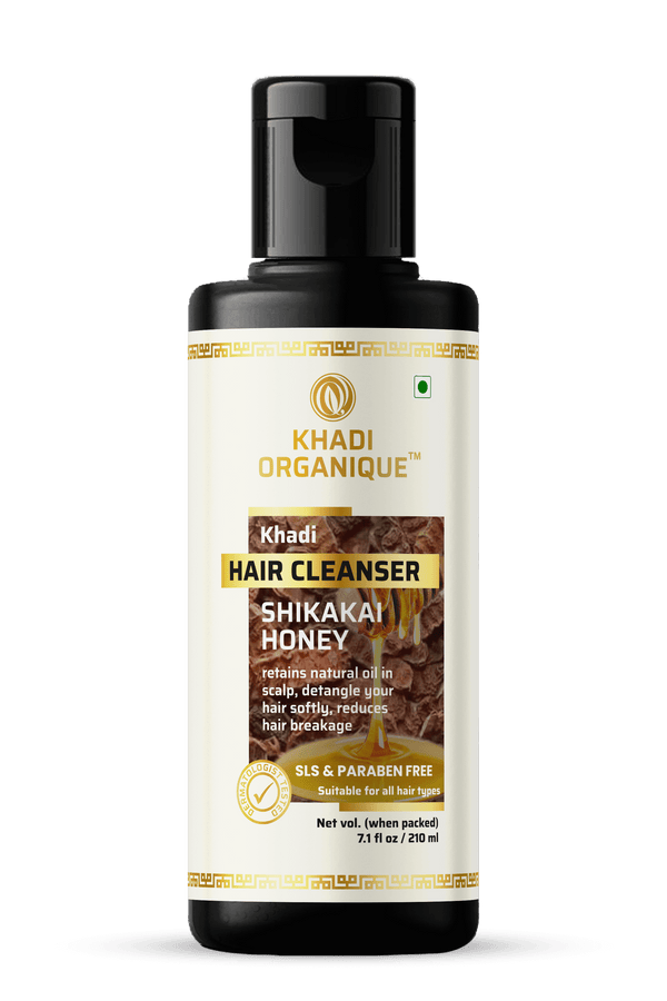 Khadi Organique-Shikakai & Honey Hair Cleanser-BEAUTY ON WHEELS