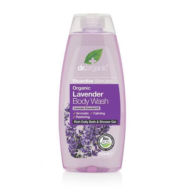 Lavender Body Wash 250Ml-Dr Organic-UAE-BEAUTY ON WHEELS