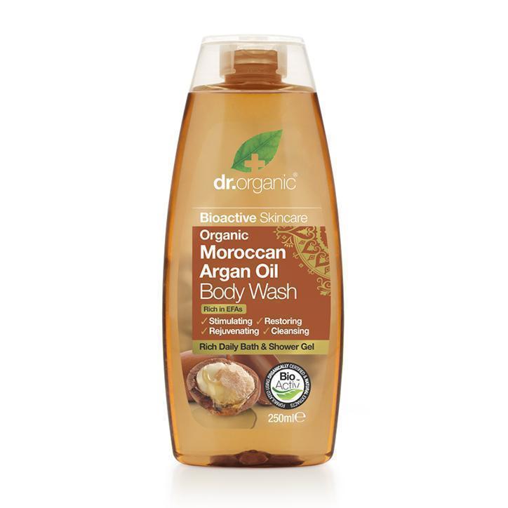 Moroccan Argan Oil Body Wash 250 Ml-Dr Organic-UAE-BEAUTY ON WHEELS