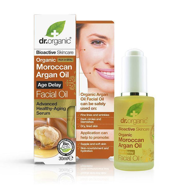 Moroccan Argan Oil Facial Oil 30Ml-Dr Organic-UAE-BEAUTY ON WHEELS