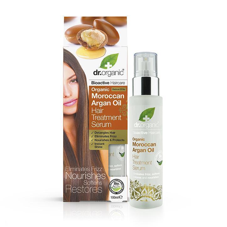 Moroccan Argan Oil Hair Treatment Serum 100Ml-Dr Organic-UAE-BEAUTY ON WHEELS