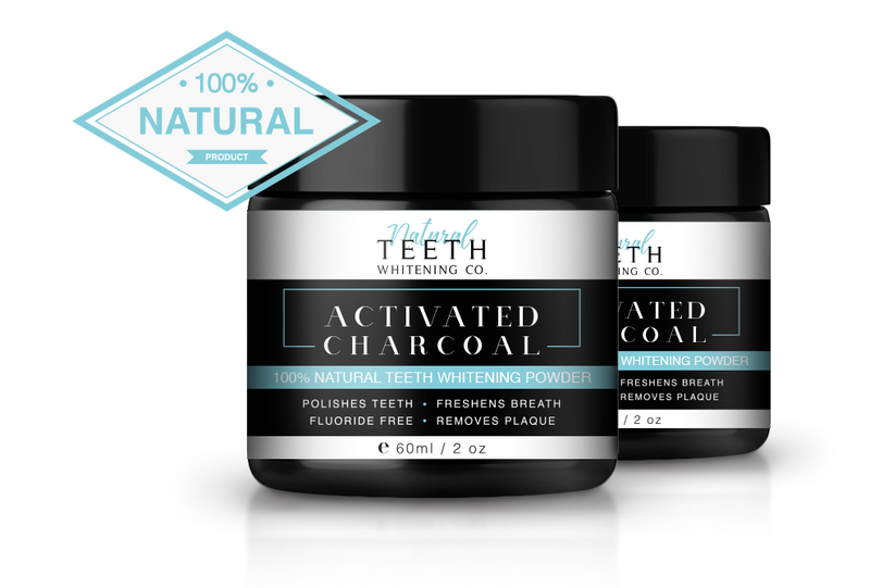 Natural Teeth Whitening 50 G - 2 Pack 1 Month Course-Tom Oliver-UAE-BEAUTY ON WHEELS