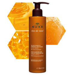 Nuxe-Reve de Miel Face Cleansing and Make-Up Removing Gel 200 Ml-BEAUTY ON WHEELS
