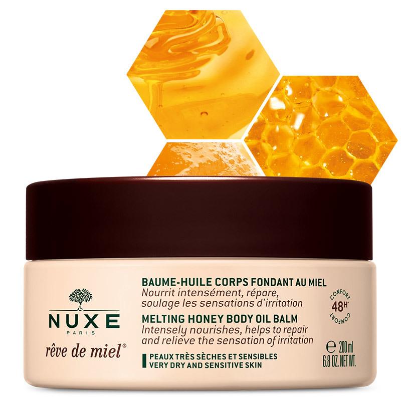 Nuxe-Reve de Miel Nourishing Body Balm Oil - 200 ML-BEAUTY ON WHEELS