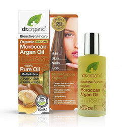 Pure Moroccan Argan Oil-Dr Organic-UAE-BEAUTY ON WHEELS