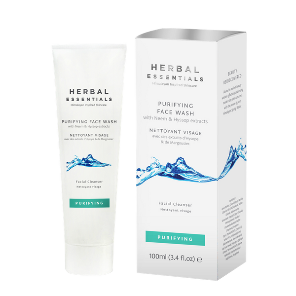 Purifying Face Wash With Neem & Hyssop Extracts-Herbal Essentials-UAE-BEAUTY ON WHEELS
