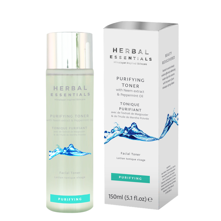 Purifying Toner With Neem Extract & Peppermint Oil-Herbal Essentials-UAE-BEAUTY ON WHEELS