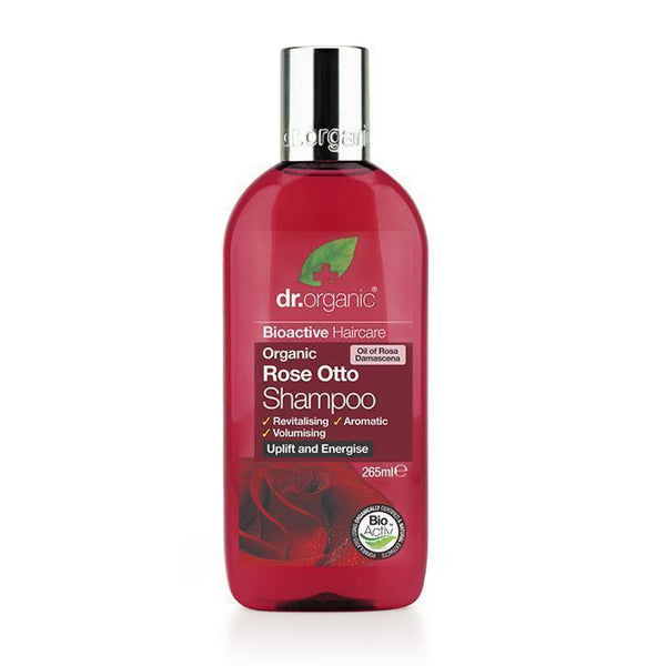 Rose Otto Shampoo 265Ml-Dr Organic-UAE-BEAUTY ON WHEELS