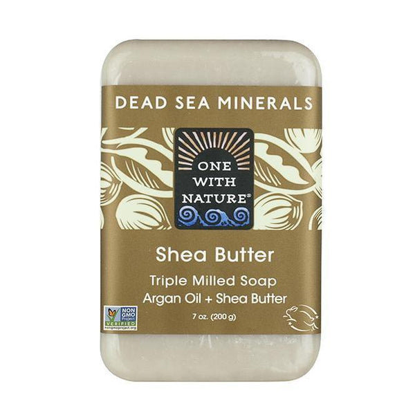 Shea Butter Bar Soap-One With Nature-UAE-BEAUTY ON WHEELS