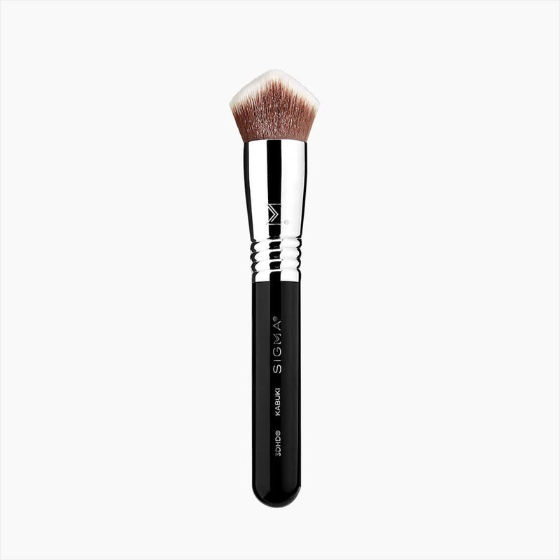 Sigma Beauty-3Dhd Kabuki Brush - Black-BEAUTY ON WHEELS