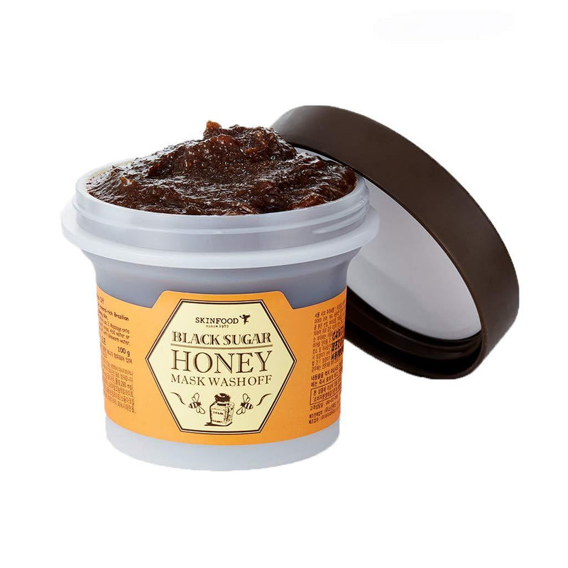 Black Sugar Honey Mask Wash Off-Skinfood-UAE-BEAUTY ON WHEELS