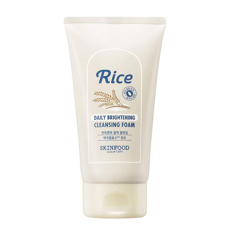 Rice Daily Brightening Cleansing Foam-Skinfood-UAE-BEAUTY ON WHEELS