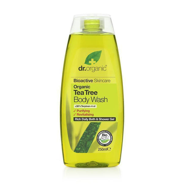 Tea Tree Body Wash-Dr Organic-UAE-BEAUTY ON WHEELS