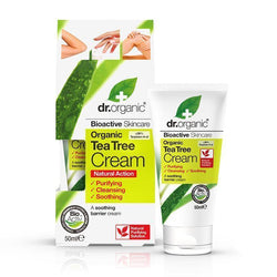 Tea Tree Cream 50Ml-Dr Organic-UAE-BEAUTY ON WHEELS