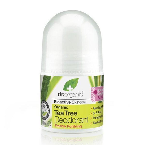 Tea Tree Deodorant 50Ml-Dr Organic-UAE-BEAUTY ON WHEELS